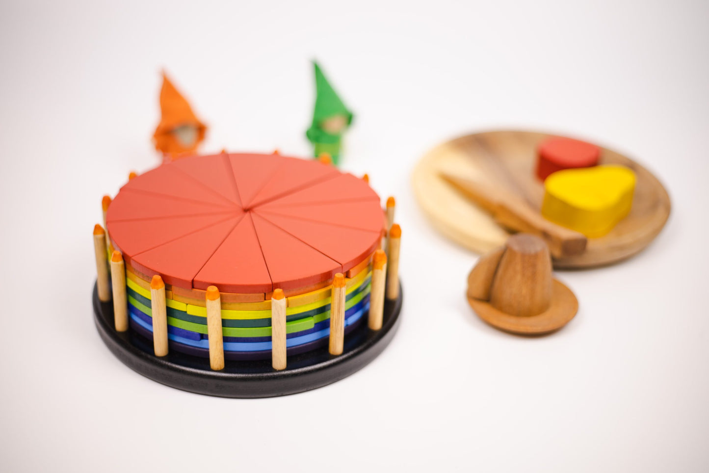 Circle Cake Fraction Set