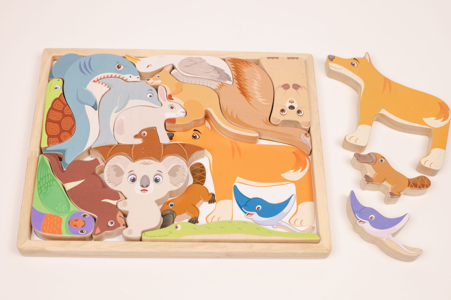 Australian Wildlife Puzzle Set