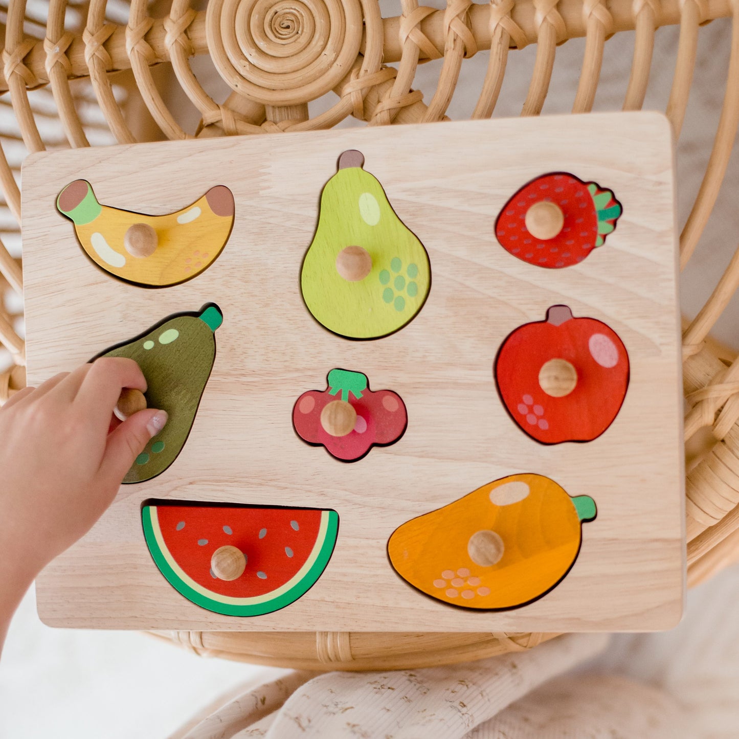 Fruit Exploration Knob Puzzle