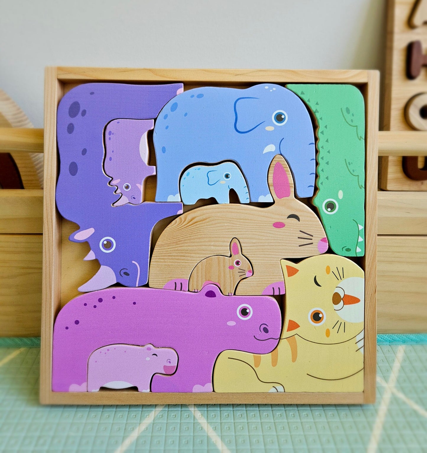 Natural Animals Puzzle Set