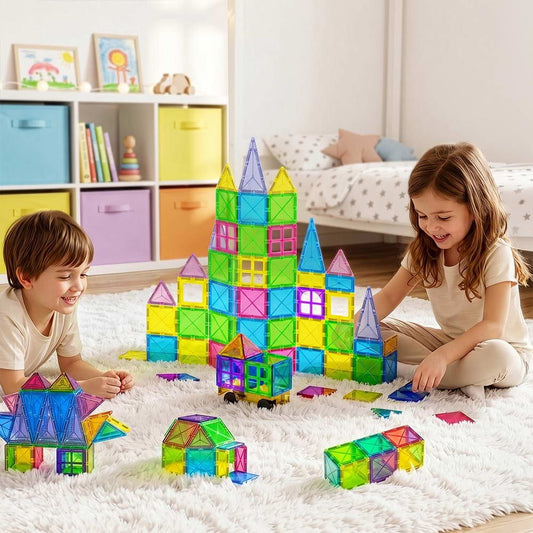 Keezi Magnetic Tiles β 60 Piece Building Set β product image 2