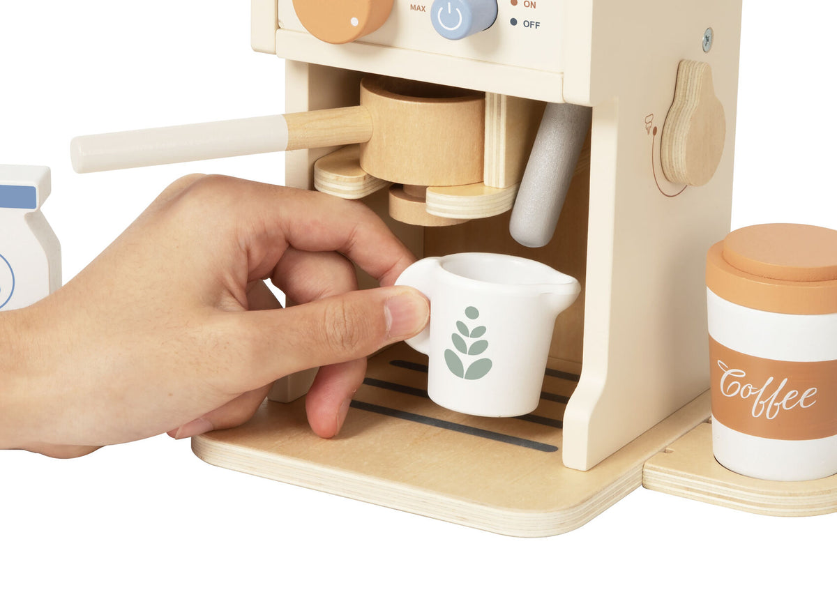 Wooden Coffee Machine Set | Imaginative Pretend Play - image 5