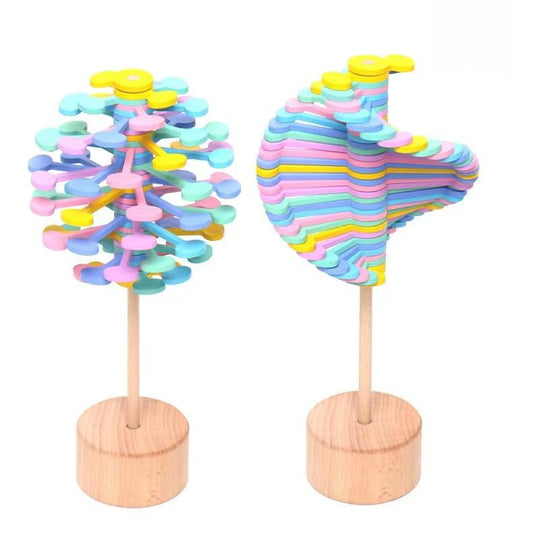 Wooden Rotating Lollipop Sensory Toys – 2 Pack – product image 2