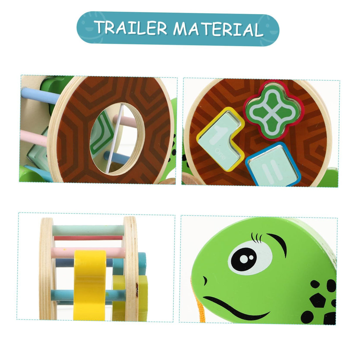 Wooden Pull-Along Shape Sorter Toy – product image 5