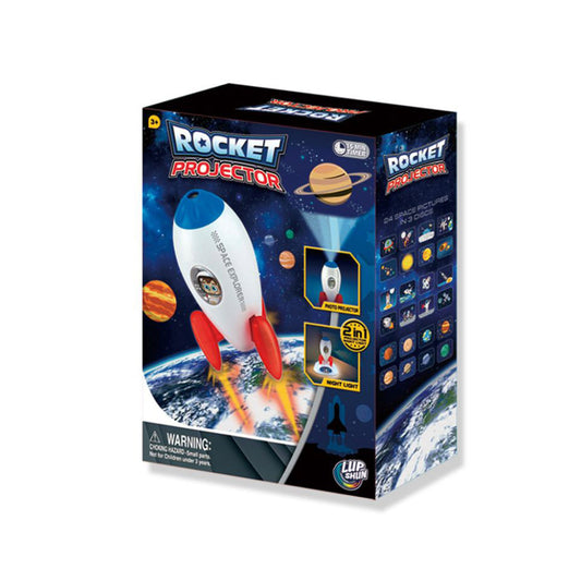 Rocket Projector Night Light Kids STEM Toy - Outer Space Planet – product image 2