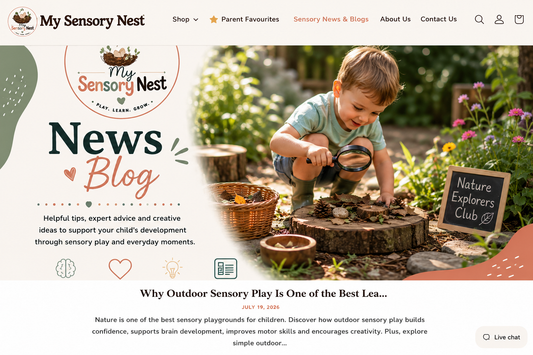 Why Outdoor Sensory Play Is One of the Best Learning Tools for Young Children