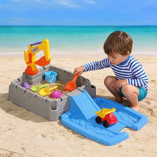 2-in-1 Kids Sandpit Water Table