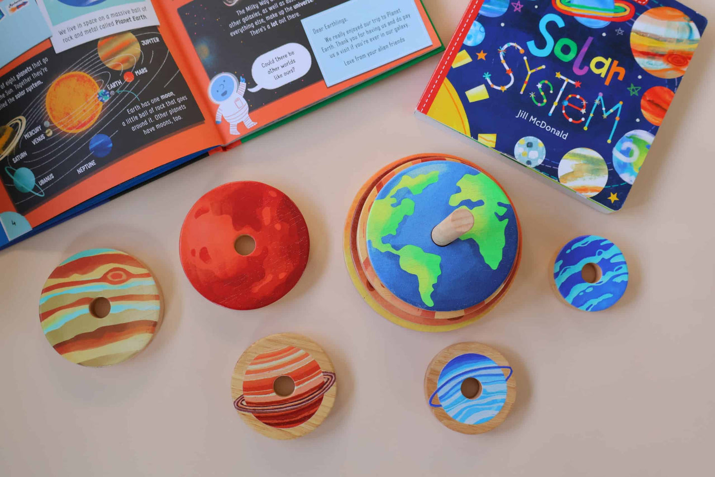 Solar System Stacking Planets
