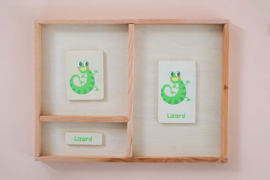 Montessori Language Card Tray
