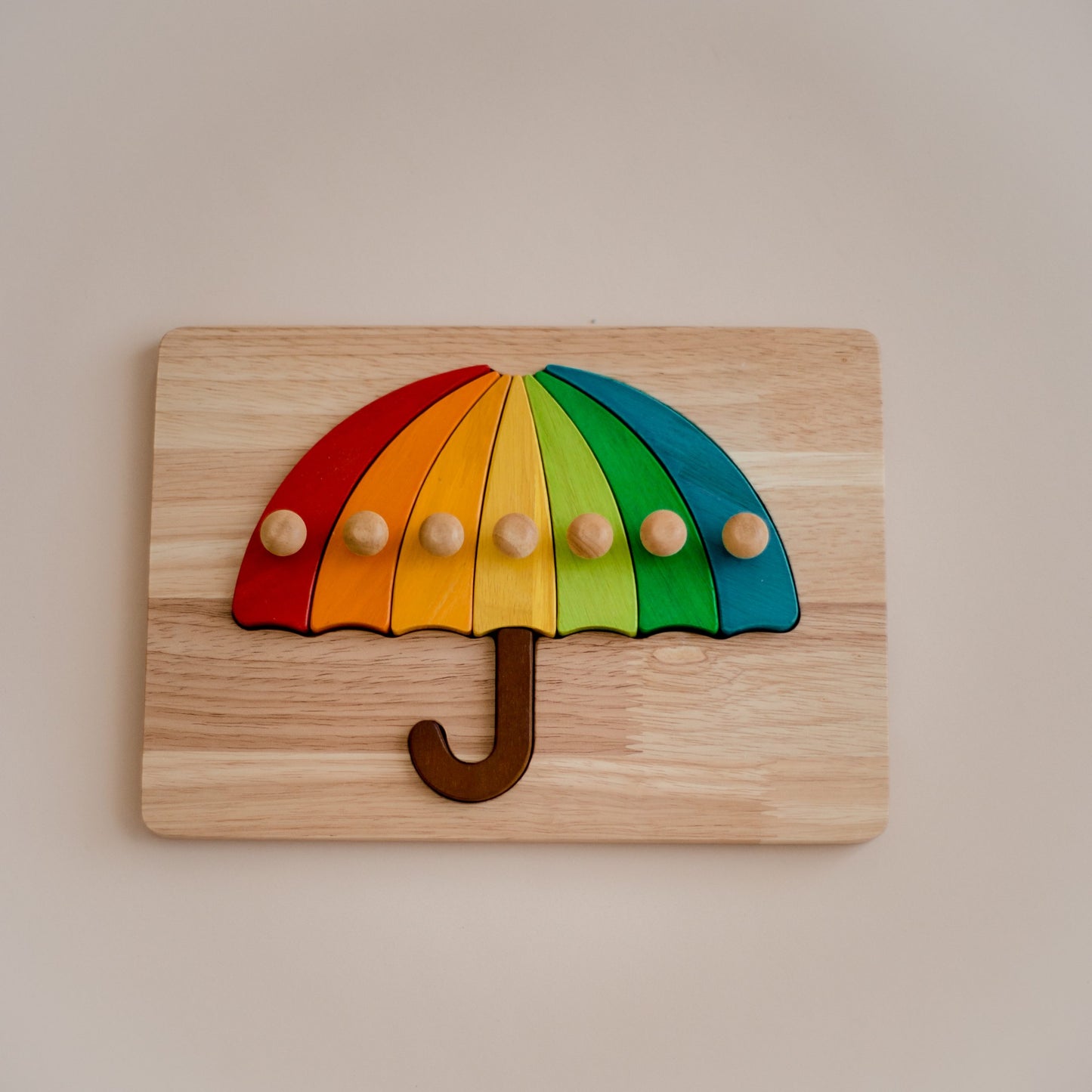 Colourful Umbrella Assembly Puzzle