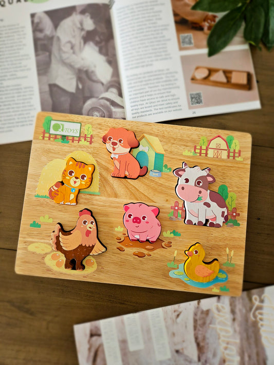 Farm Animal Puzzle Set