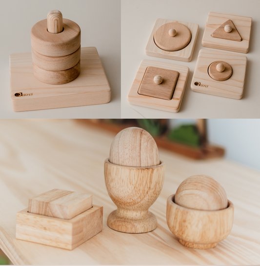 Montessori Baby Tactile Skill Set