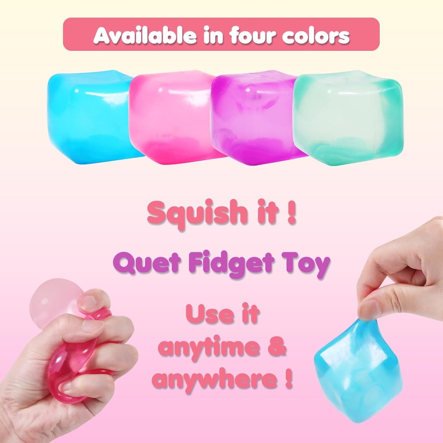 Squishy Stress Cube Fidget Toys