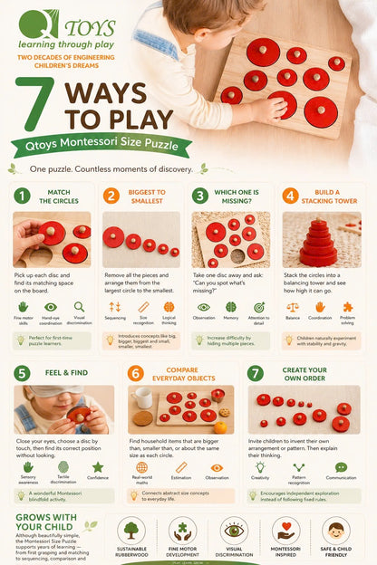 Montessori Size Puzzle – product image 3