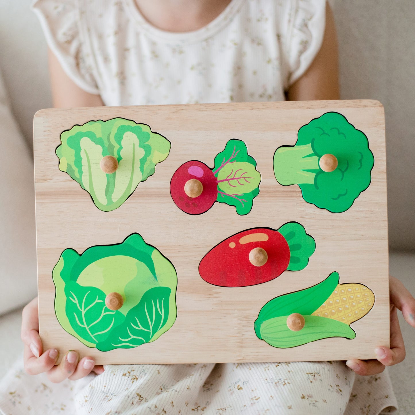 Vegetable Learning Puzzle