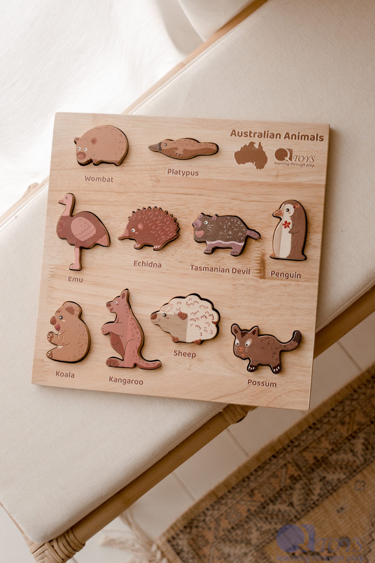 Australian Animal Learning Puzzle