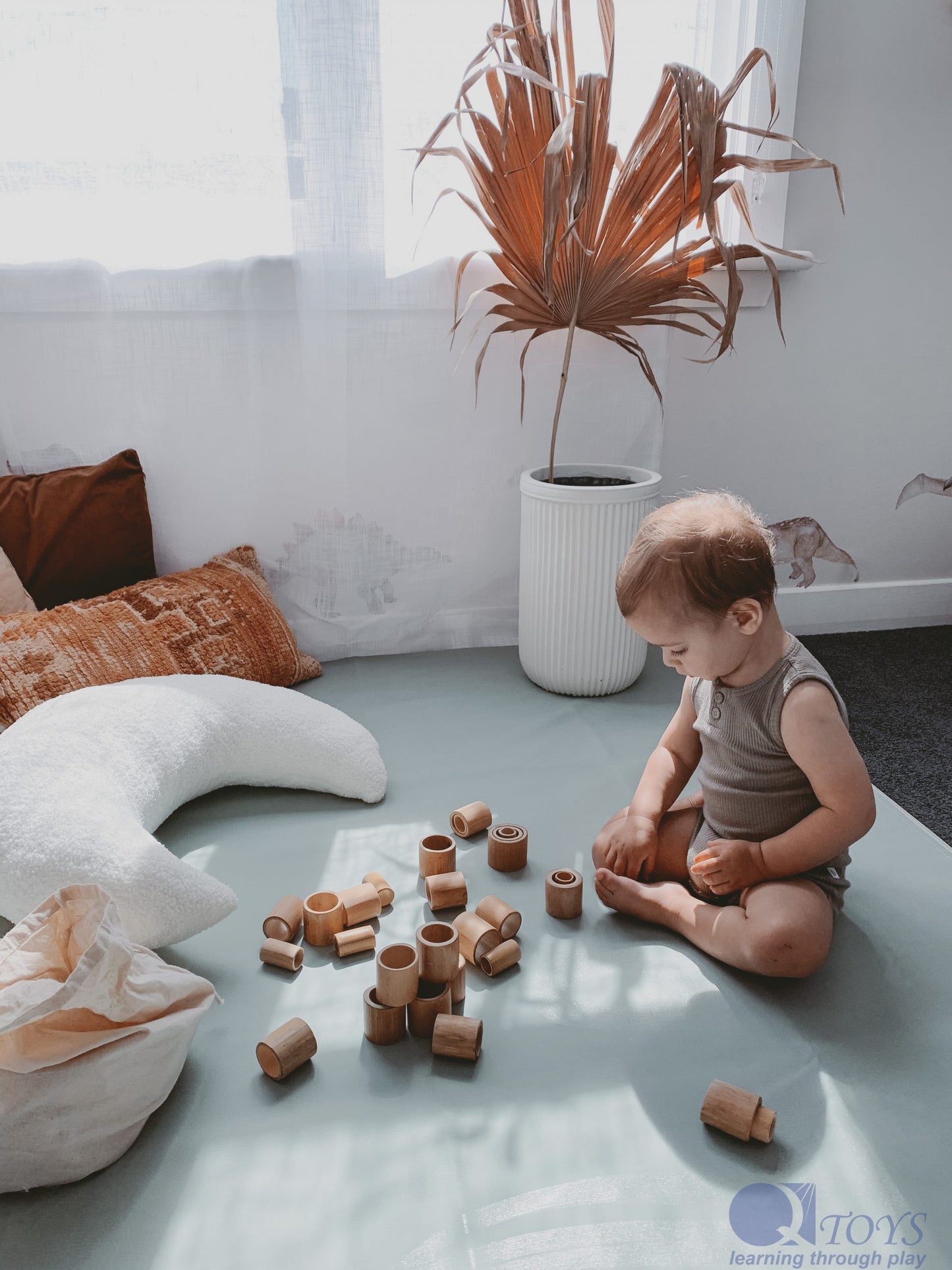 Bamboo Balancing Set – 100 Piece Open-Ended Construction Toy