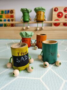 Bamboo Buddies Emotion Set | Feelings & Self-Regulation Toy