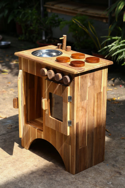Combo Wooden Stove & Sink