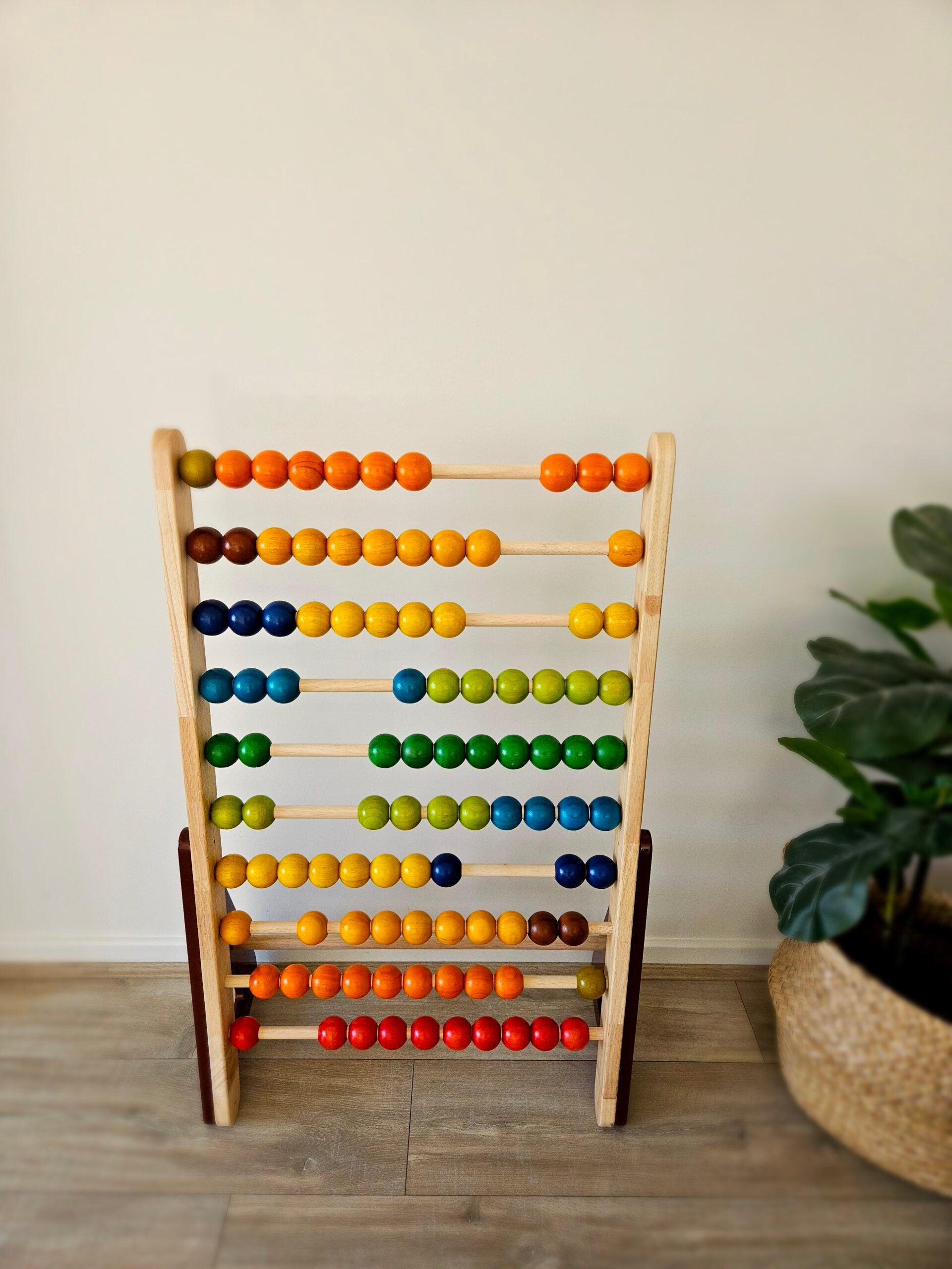 Giant Rainbow Bead Abacus