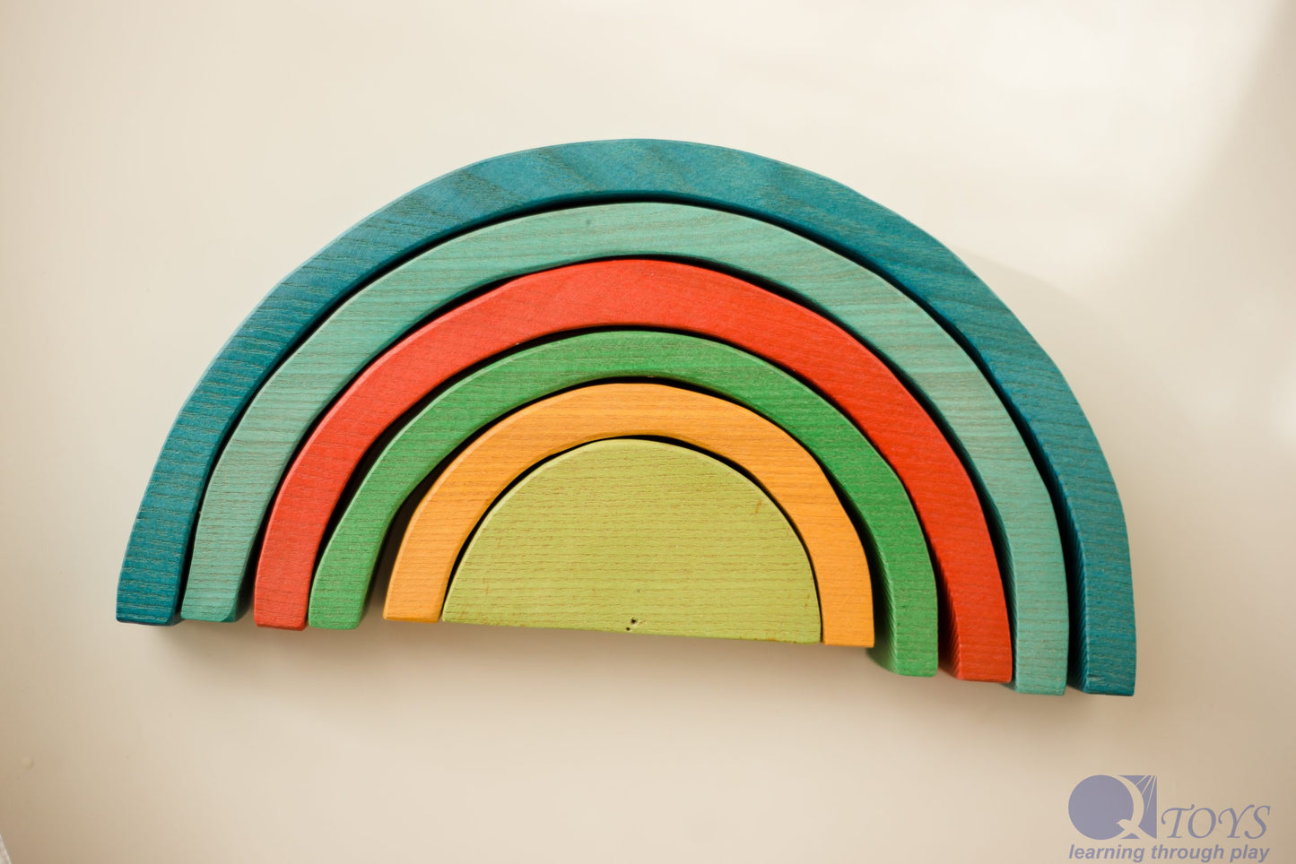 Large Rainbow Stacking Blocks