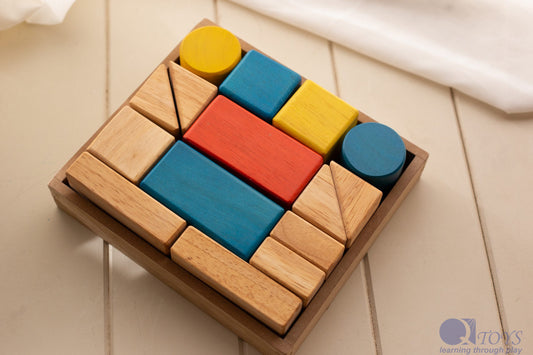 Sensory Sound Blocks – 15 Piece Wooden Building Set
