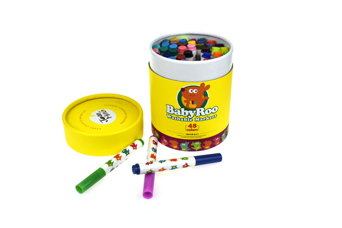 Baby Roo Washable Markers – 48 Colours