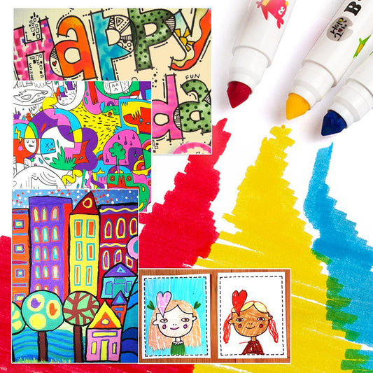 Baby Roo Washable Markers – 48 Colours