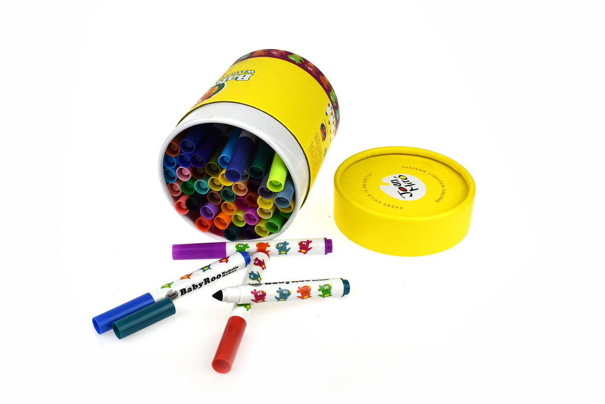Baby Roo Washable Markers – 48 Colours