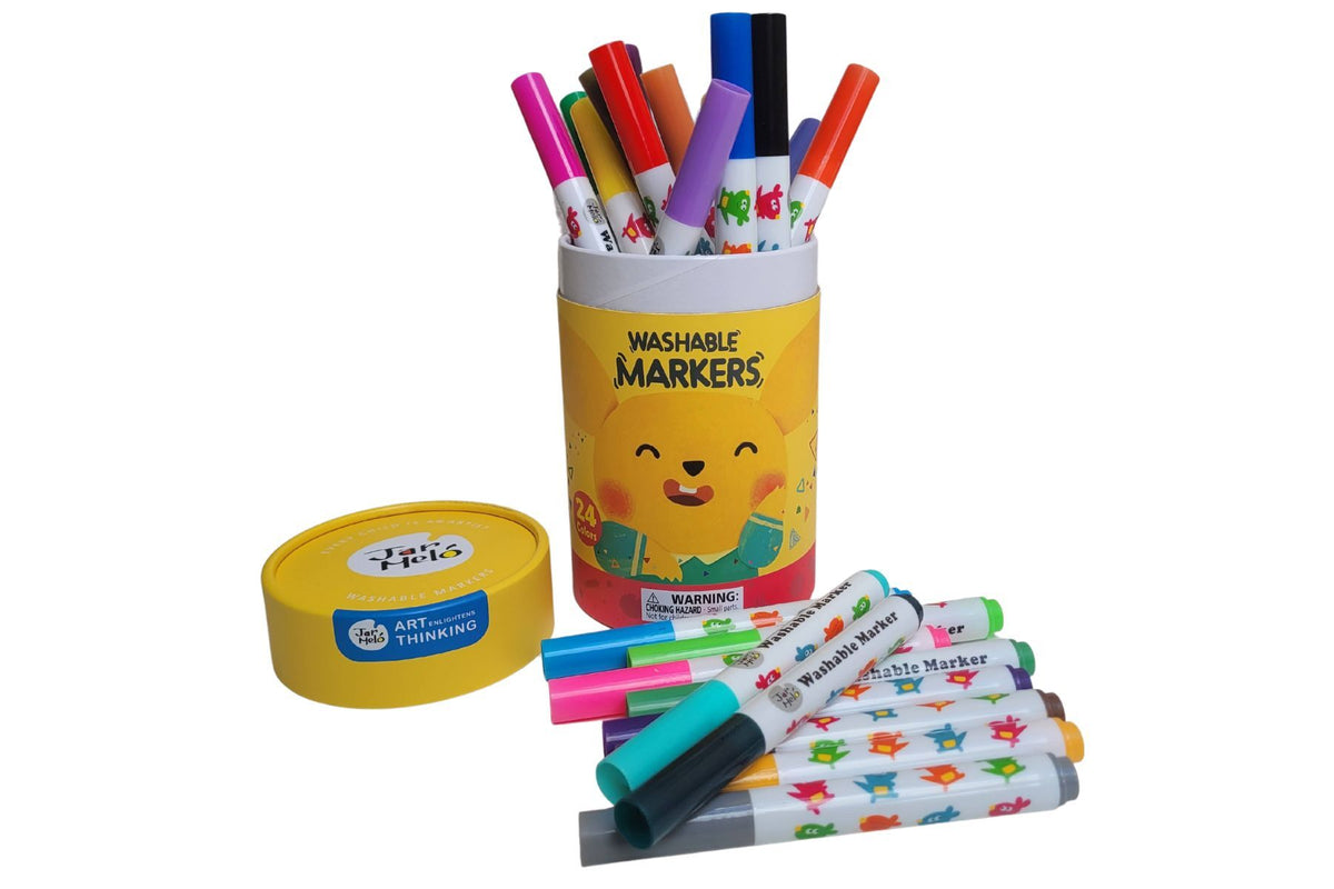 Baby Roo Washable Markers – 24 Colours