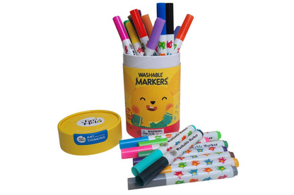 Baby Roo Washable Markers – 24 Colours
