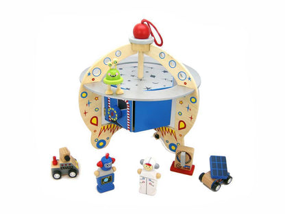Wooden Flying Saucer Space Adventure Play Set