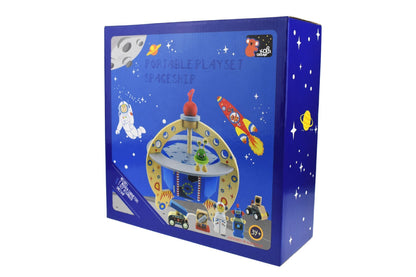 Wooden Flying Saucer Space Adventure Play Set
