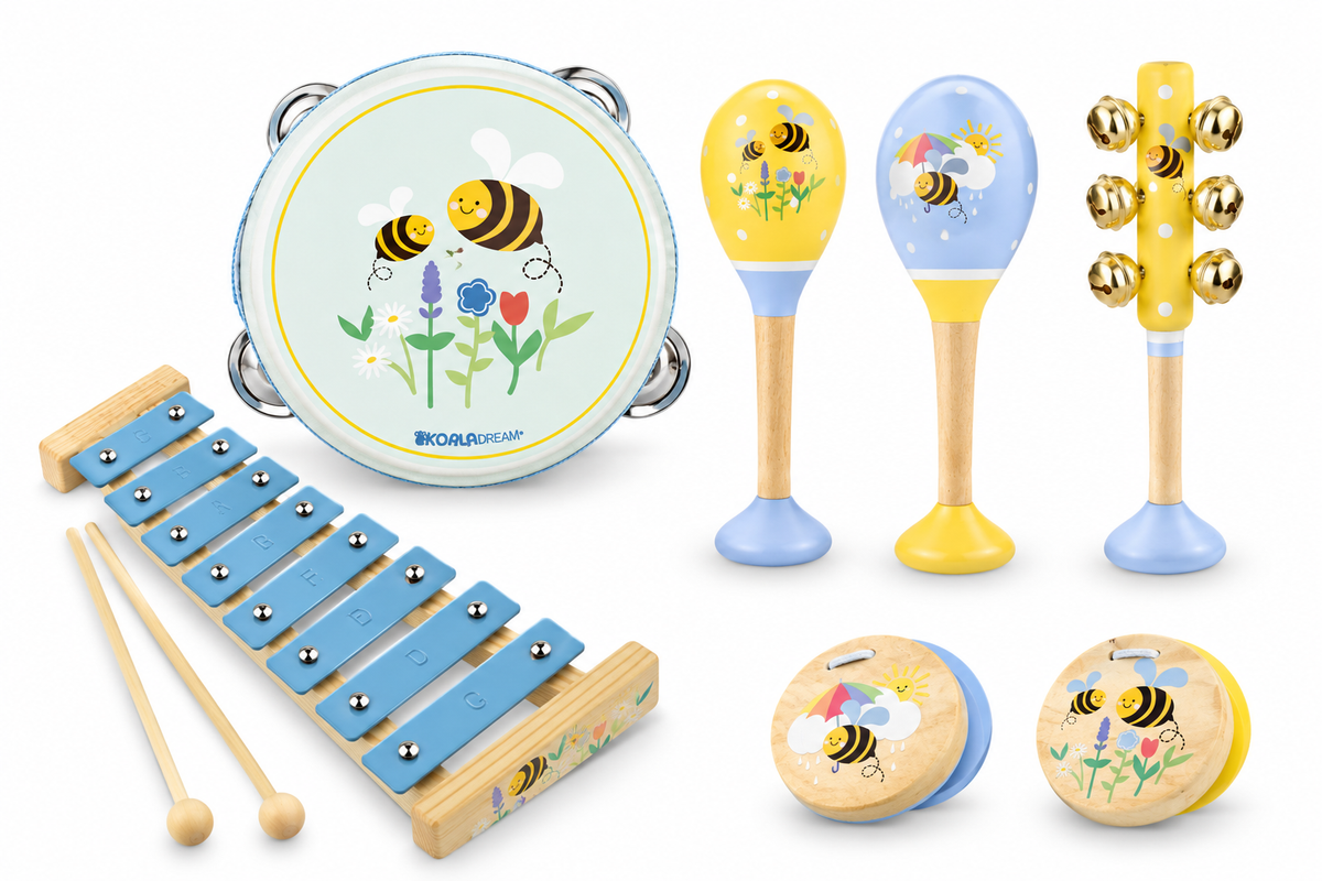 Koala Dream Buzzy Days Bee musical instruments