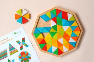 Wooden Mandala Octagon Puzzle