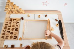 Montessori Sand Tray | Wooden Sensory & Pre-Writing Tray