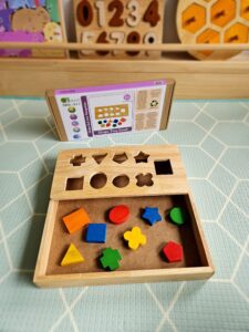 Montessori Sand Tray + Shape Tray Insert | Sensory Learning Bundle