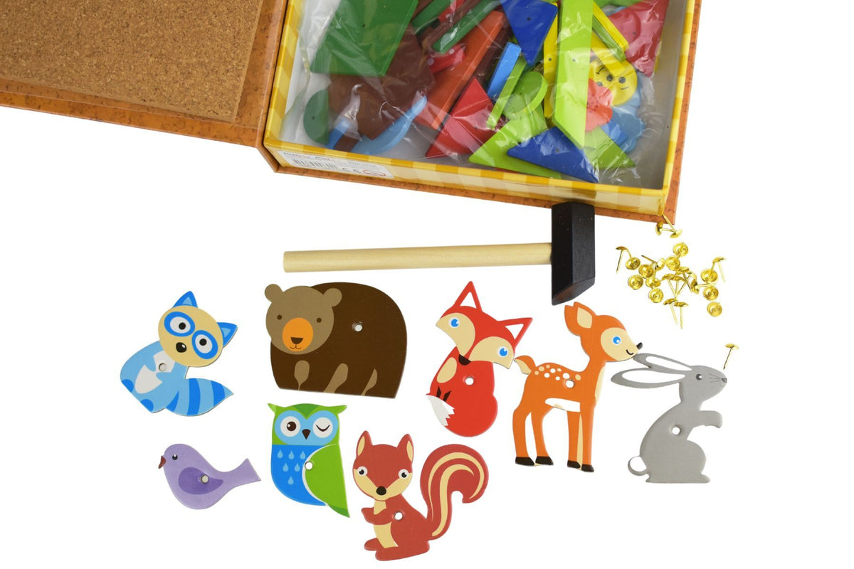 Forest Friends Tap A Shape Creative Activity Set