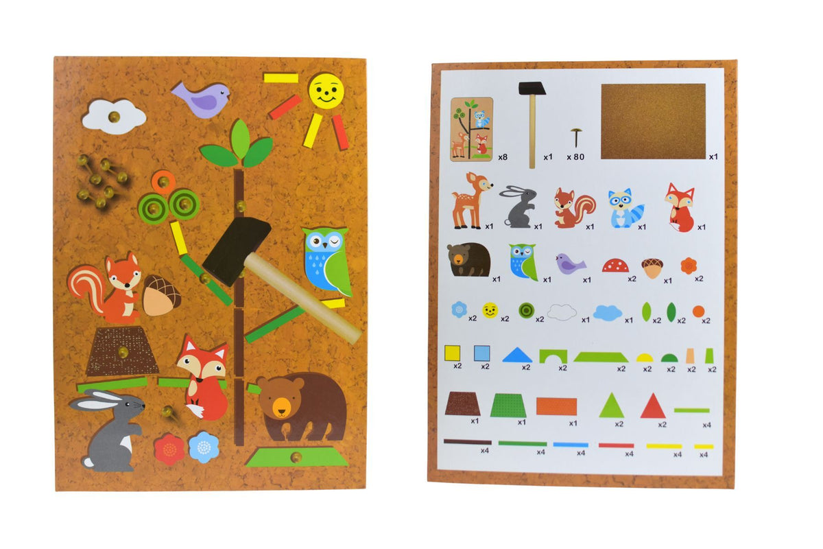 Forest Friends Tap A Shape Creative Activity Set