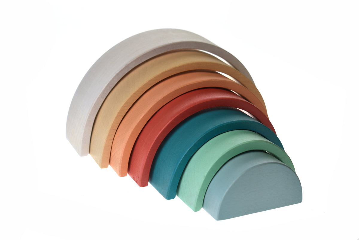 Terracotta Wooden Stacking Rainbow