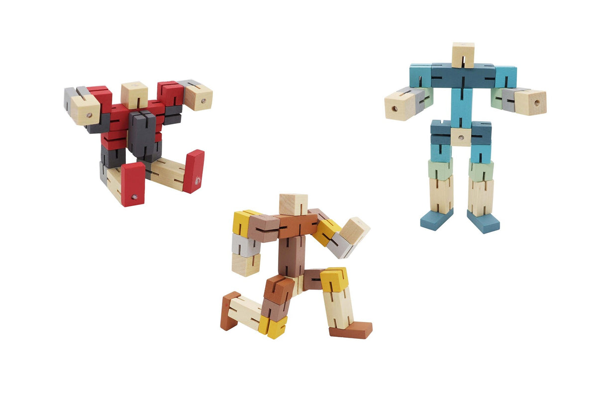 Calm & Breezy Twist & Lock Robot Cubes – Set of 3