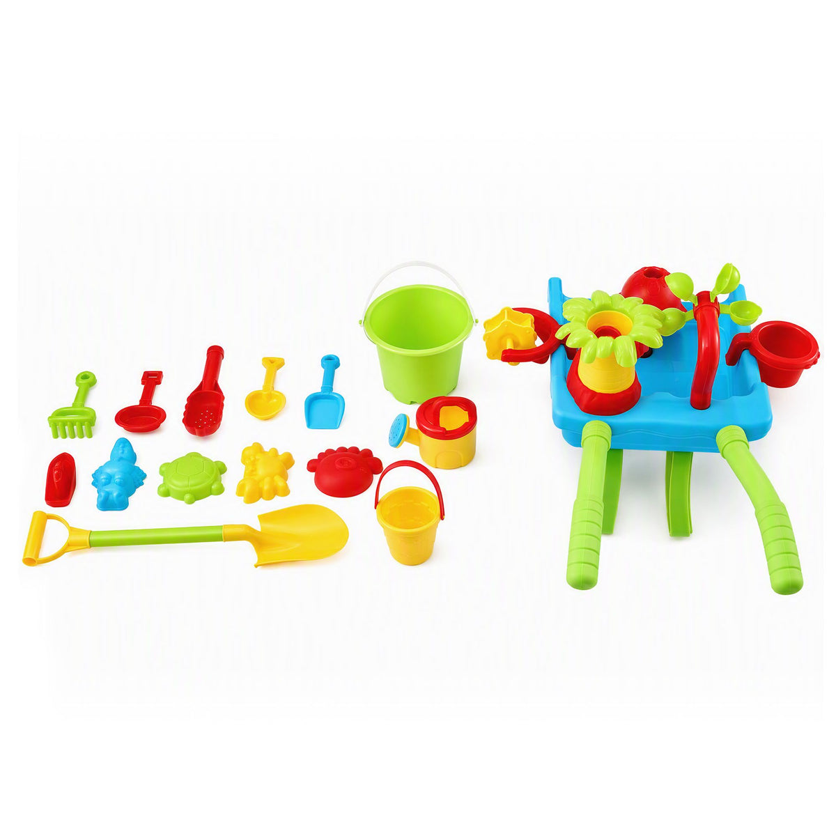 Keezi Sand Play Wheelbarrow Set