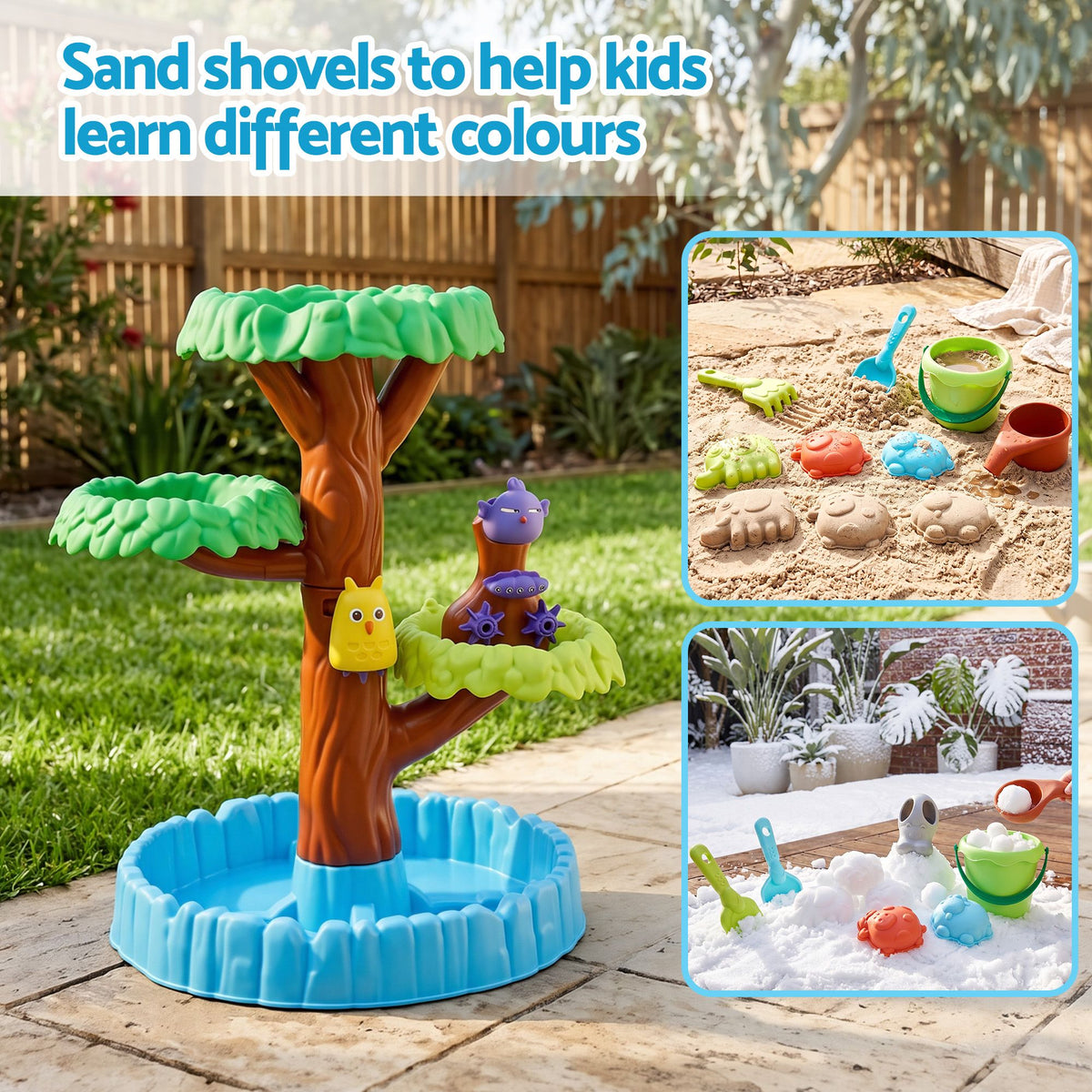 Keezi Tree Sand & Water Play Table – 62cm