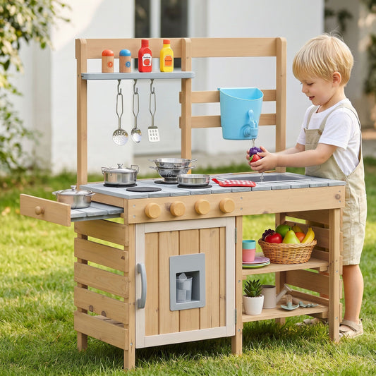 Wooden Play Kitchen Mud Kitchen