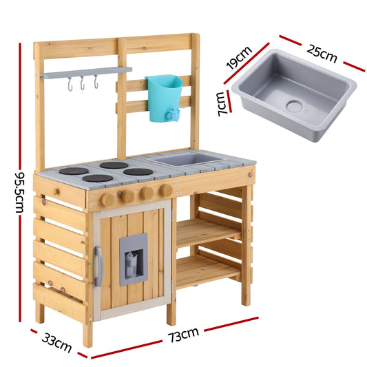 Wooden Play Kitchen Mud Kitchen