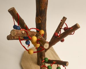 Reggio Emilia Threading Tree | Wooden Lacing & Fine Motor Toy