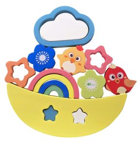 Sky & Nature Balance Ark | Wooden Montessori Balancing Toy