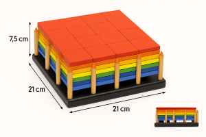 Square Cake Fraction Set – product image 5