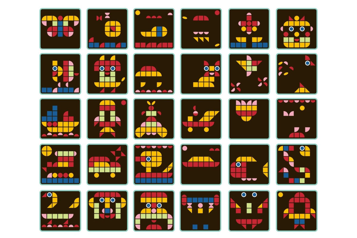 Wooden Mosaic Variety Board Game