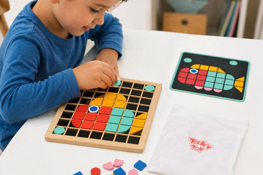 Wooden Mosaic Variety Board Game